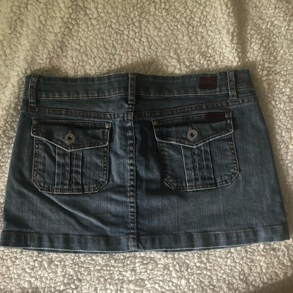 Jean Mini Skirt - Picture 2 of 4
